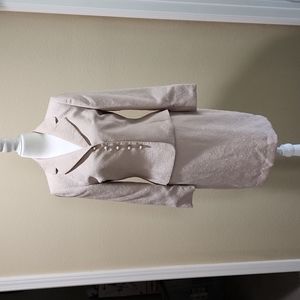 Tahari Arthur S. Levine Tan 2-Piece Skirt Set, Size 4